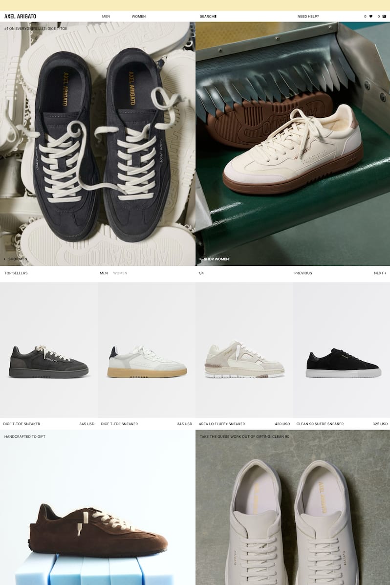 axelarigato鞋与服饰