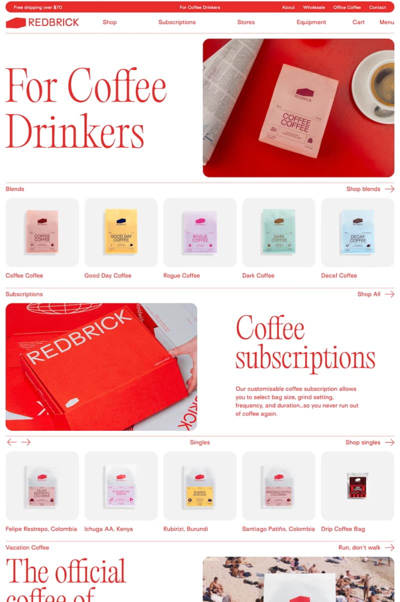 redbrick咖啡饮品与器具